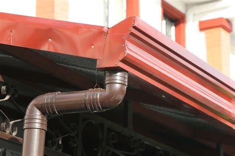 painting steel box gutters|painting metal siding and gutters.